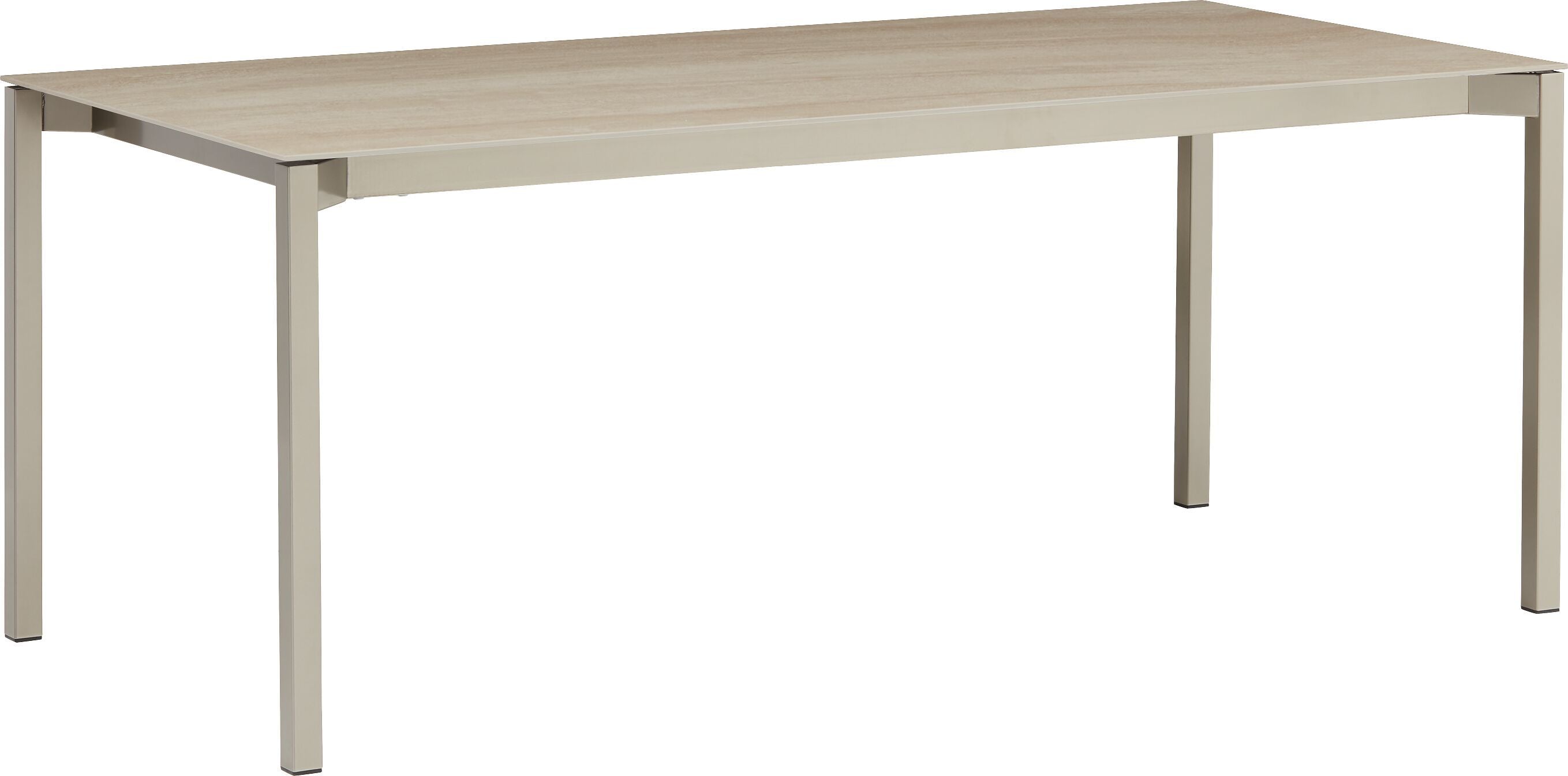 MALO Gartentisch - Travertino Romano / B: 180.0 cm x T: 90.0 cm x H: 75.0 cm