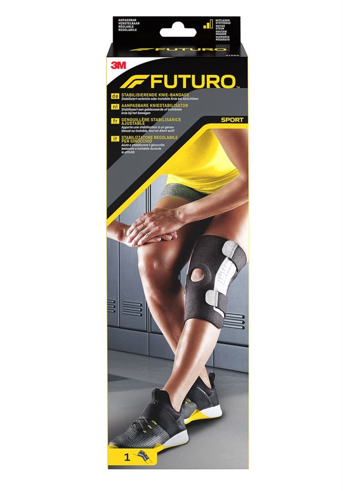 FUTURO stabilisierende Knie-Bandage anpassbar schwarz 1 Stk