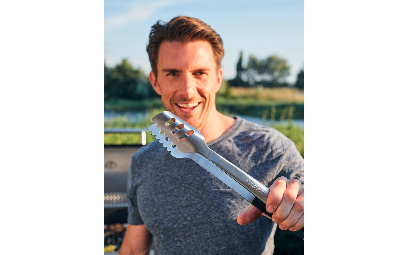 Enders Premium Grillzange Edelstahl