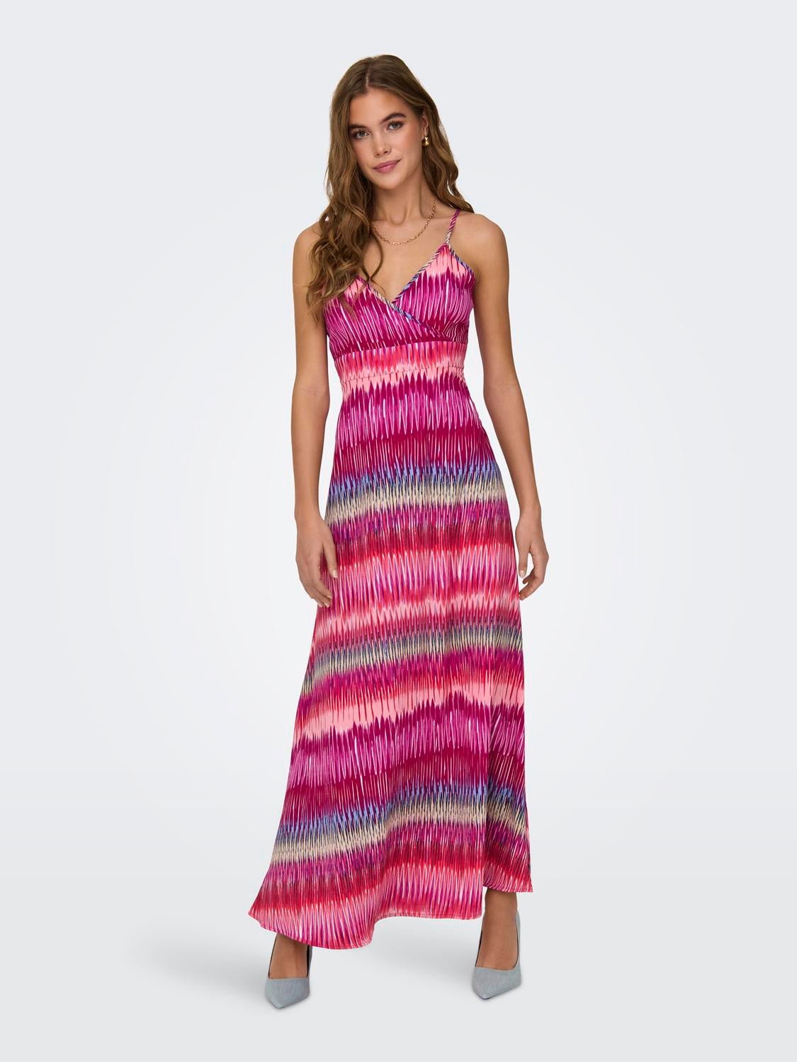 ONLNOVA Langes Kleid Phlox Pink