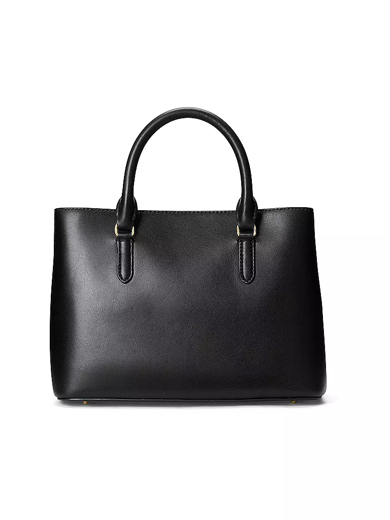 LAUREN RALPH LAUREN Ledertasche - Henkeltasche MARCY 26 Small schwarz