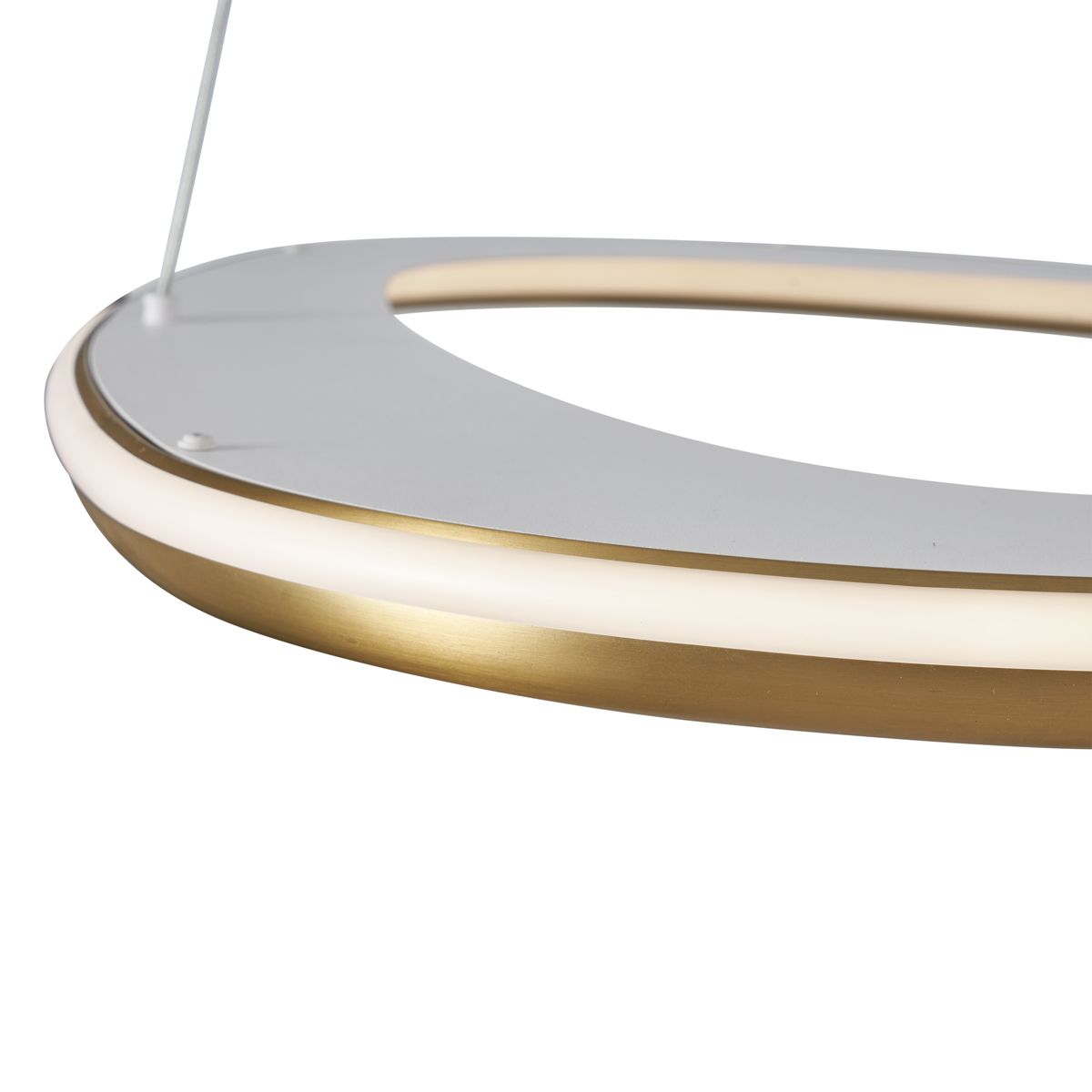 Design hanglamp goud 3-staps dimbaar - Organico