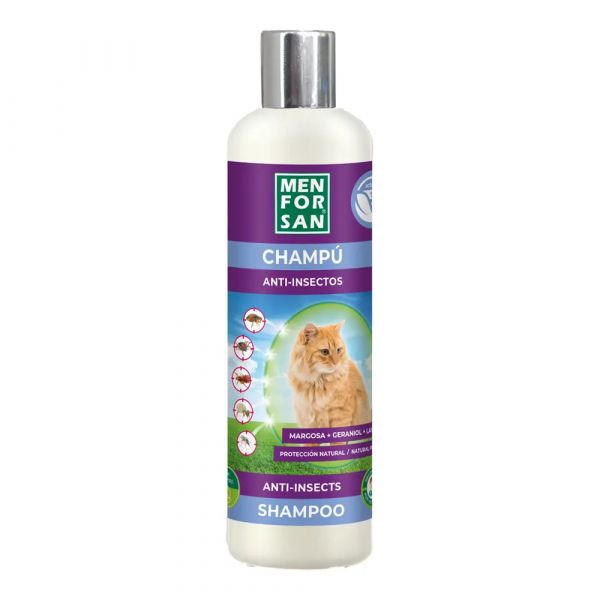 Menforsan Shampoo Anti-Insetos para Gatos 300 ml