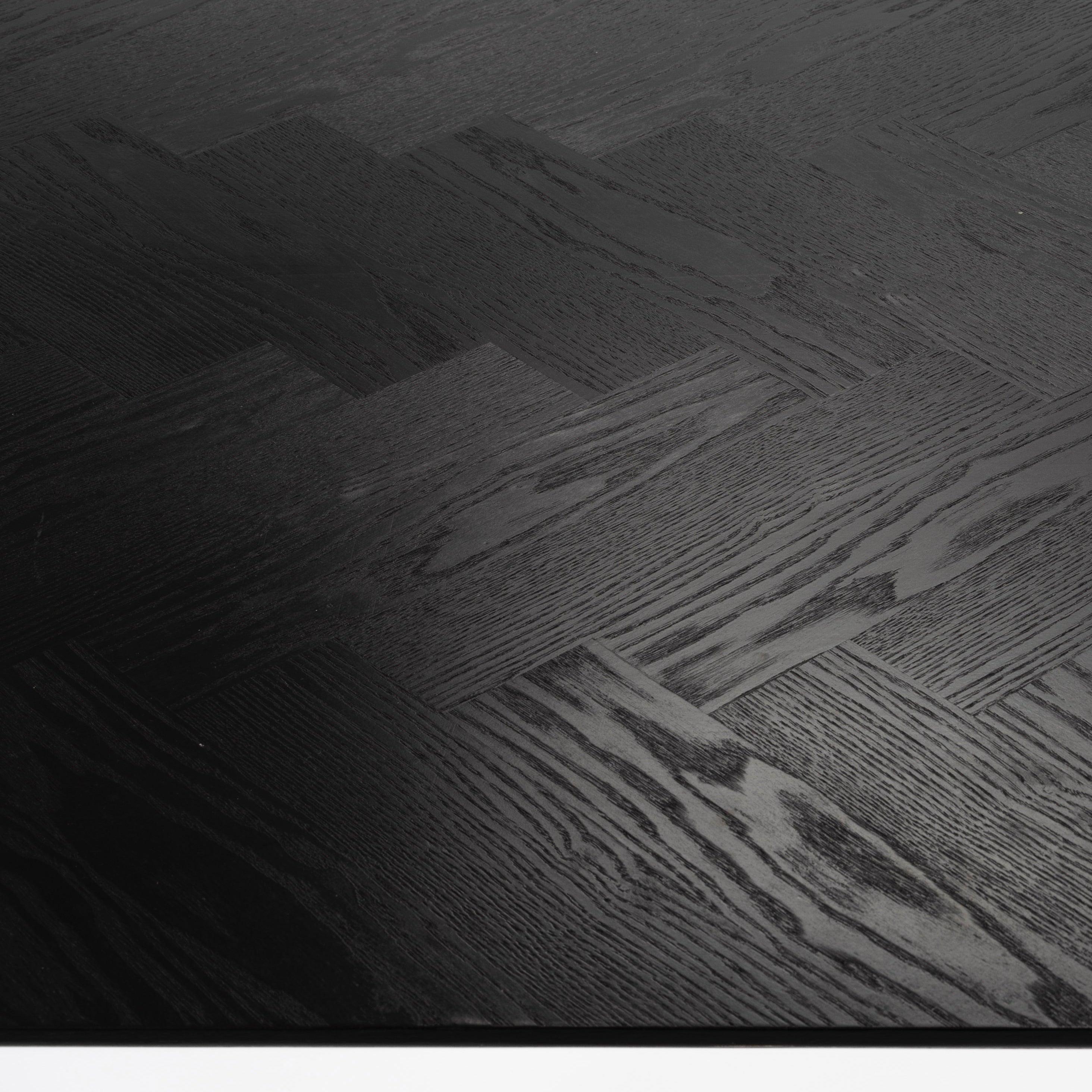 by fonQ Fabio Eettafel Visgraat - 160 x 80 cm - Zwart