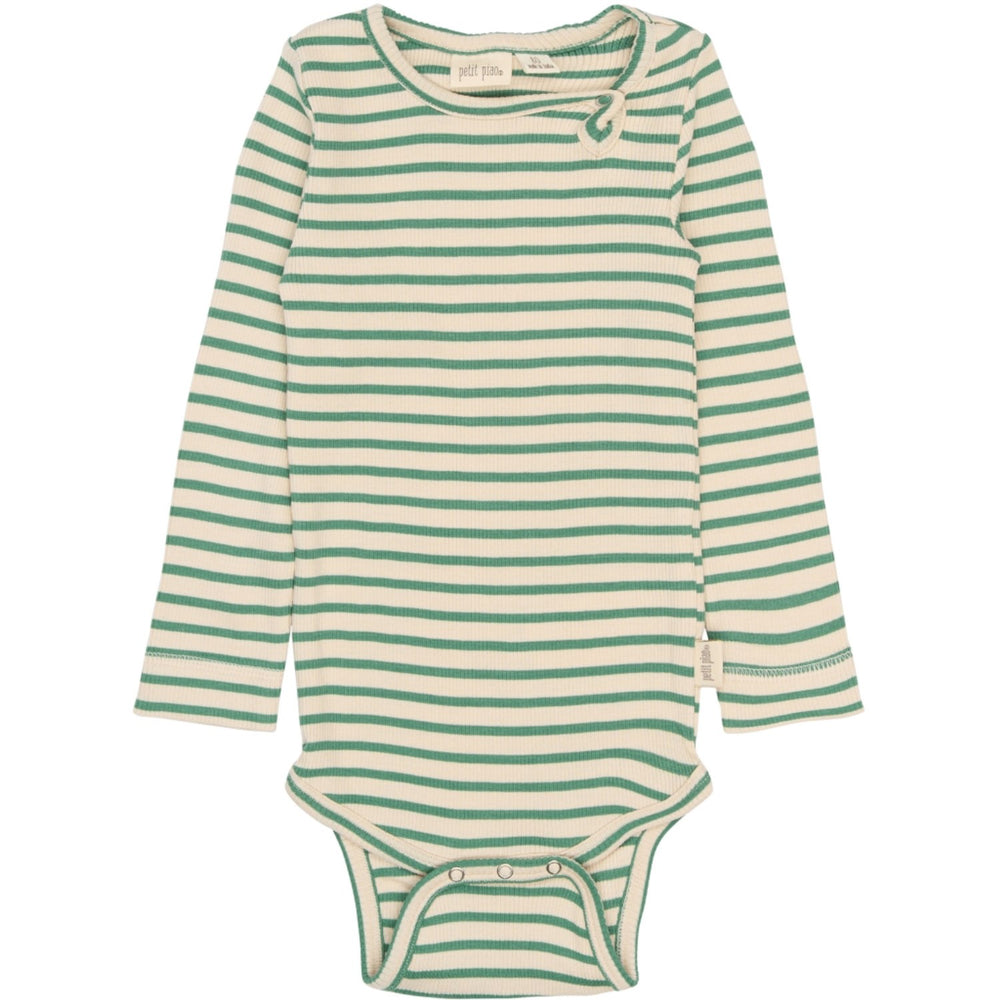 Køb Petit Piao Frosty Spruce Striped PPSky L_S Body