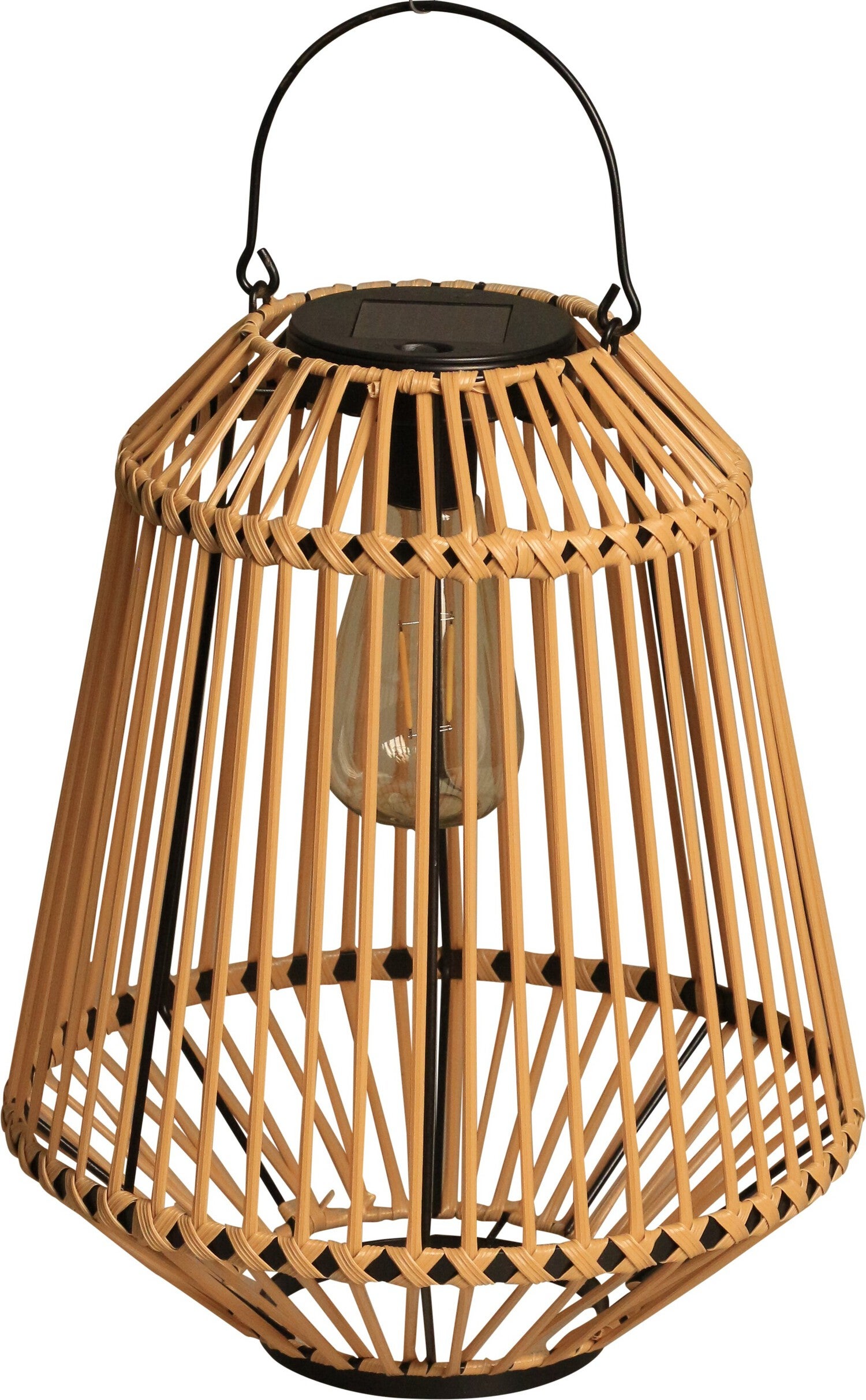 Luxform solar lantaarn Ibiza bruin D 26 H 33 cm