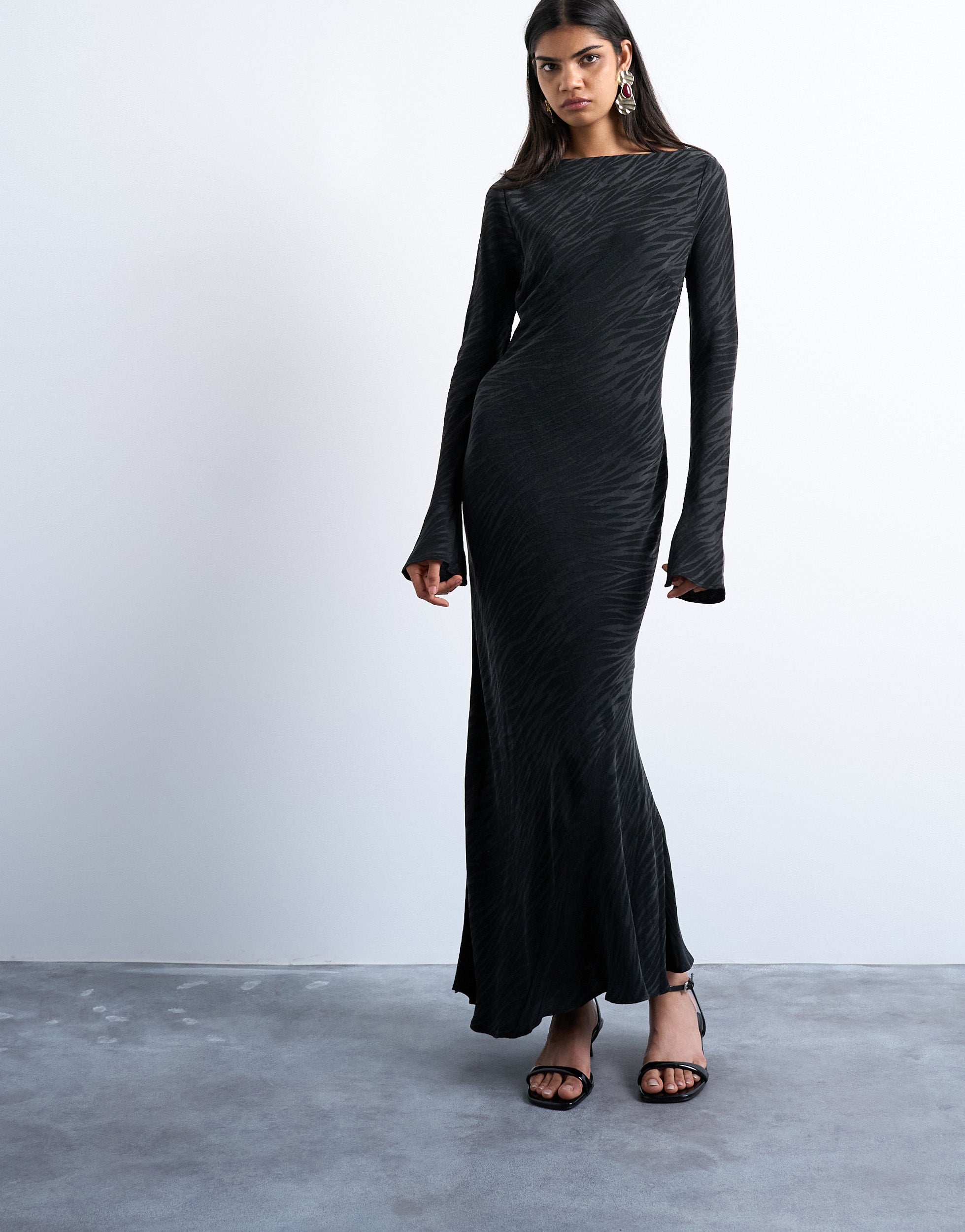 TSDELILAH Midi-jurk