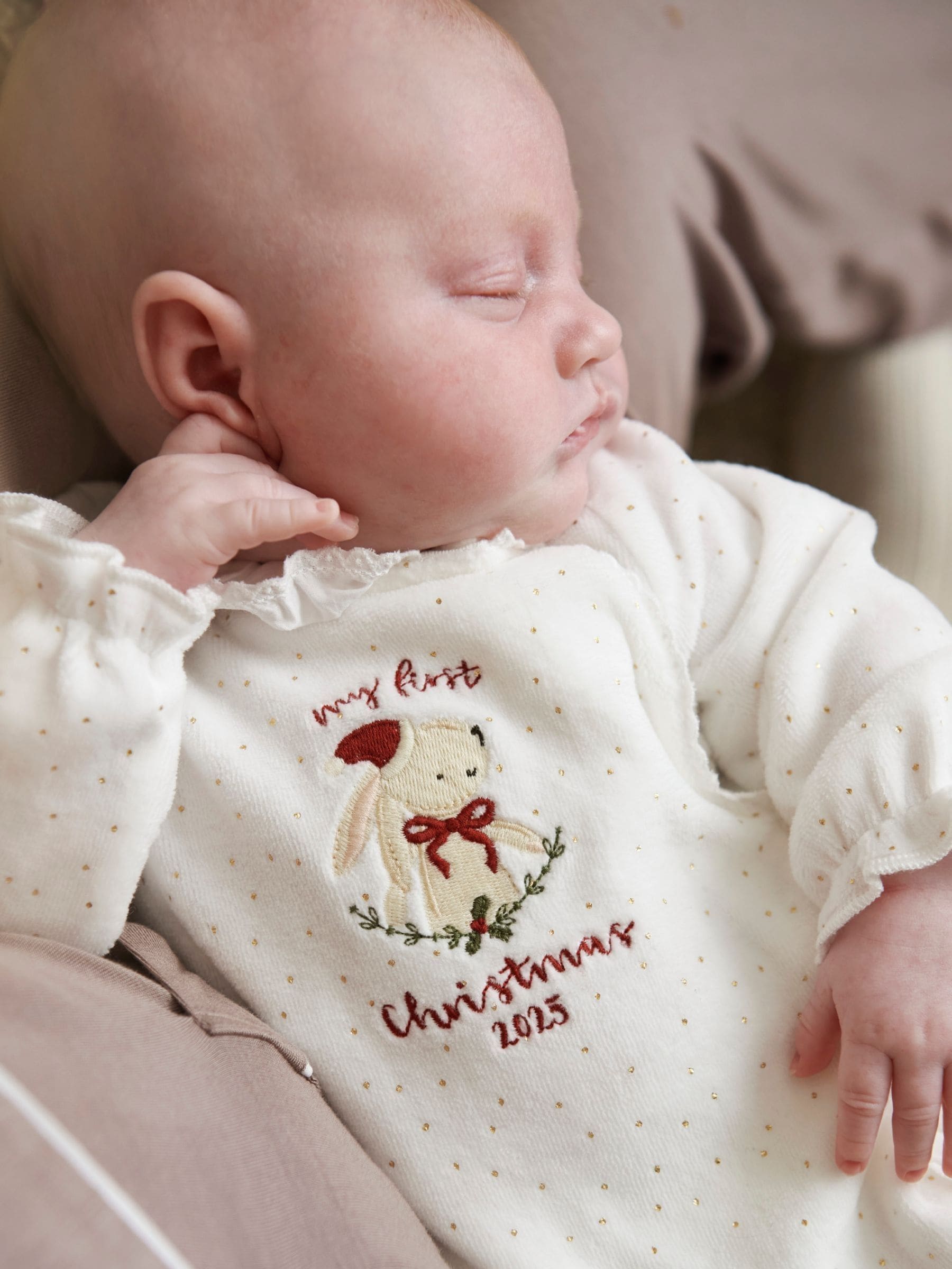 Mamas & Papas My First Christmas konijnenpyjama