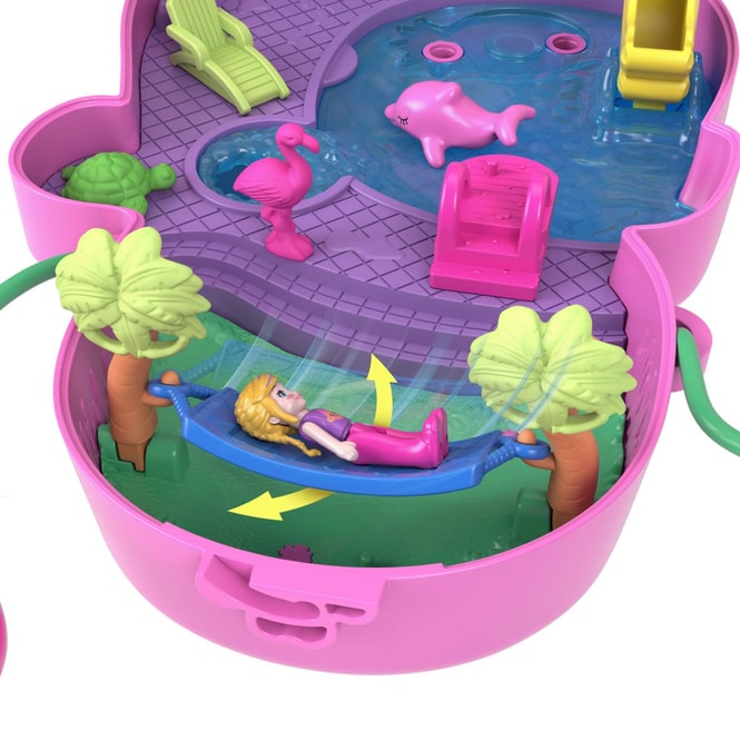 Polly Pocket - 35 Jahre - Affenmama und Baby - Spielset