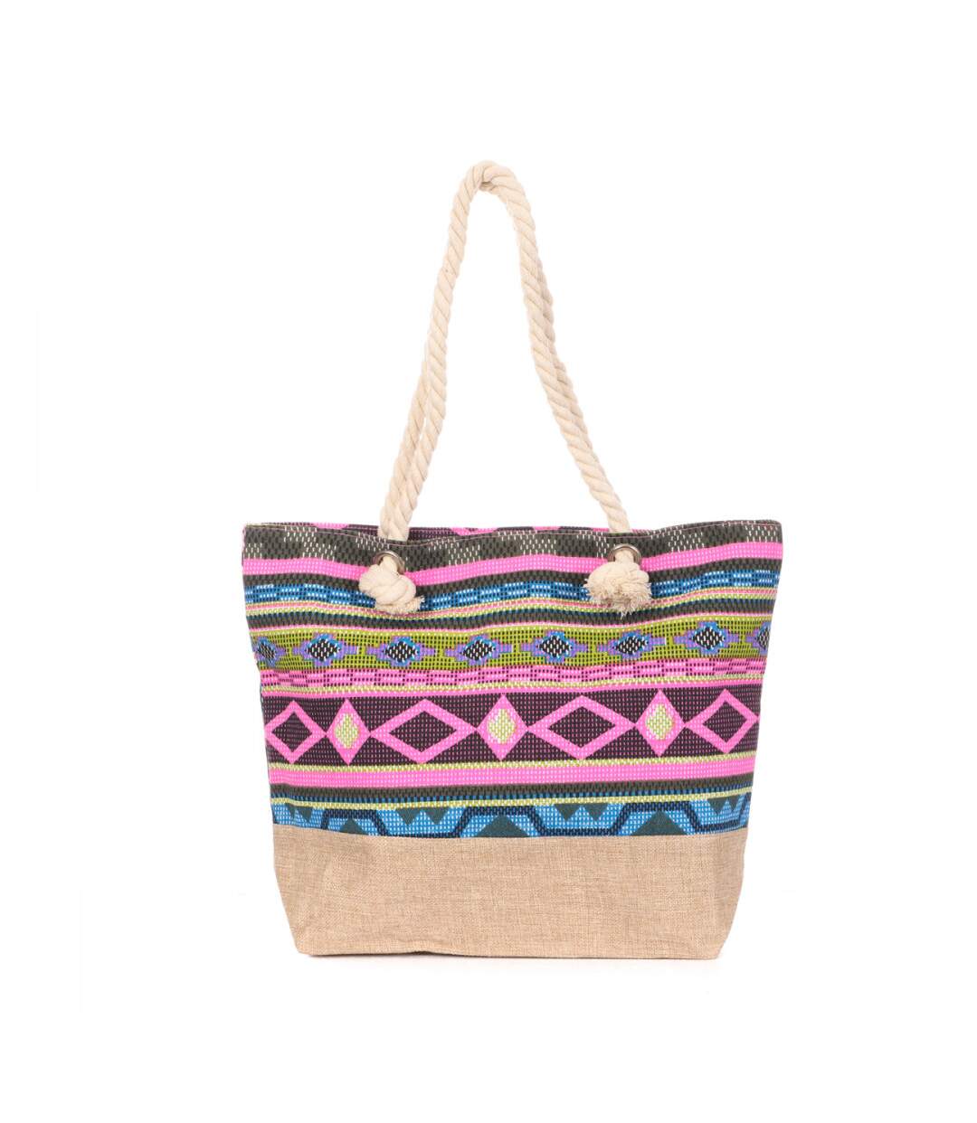 Sac de Plage Ethnique Bi matière