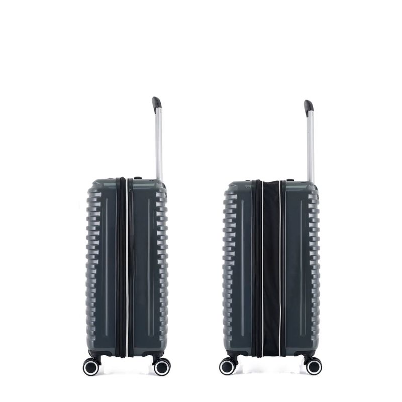 Lot de 3 valises rigides 328 55, 66 et 76 cm Gris Foncé