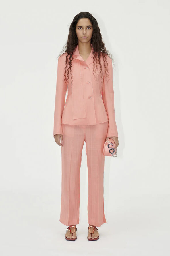 Stine Goya SGManu, 2124 Textured Viscose Coral