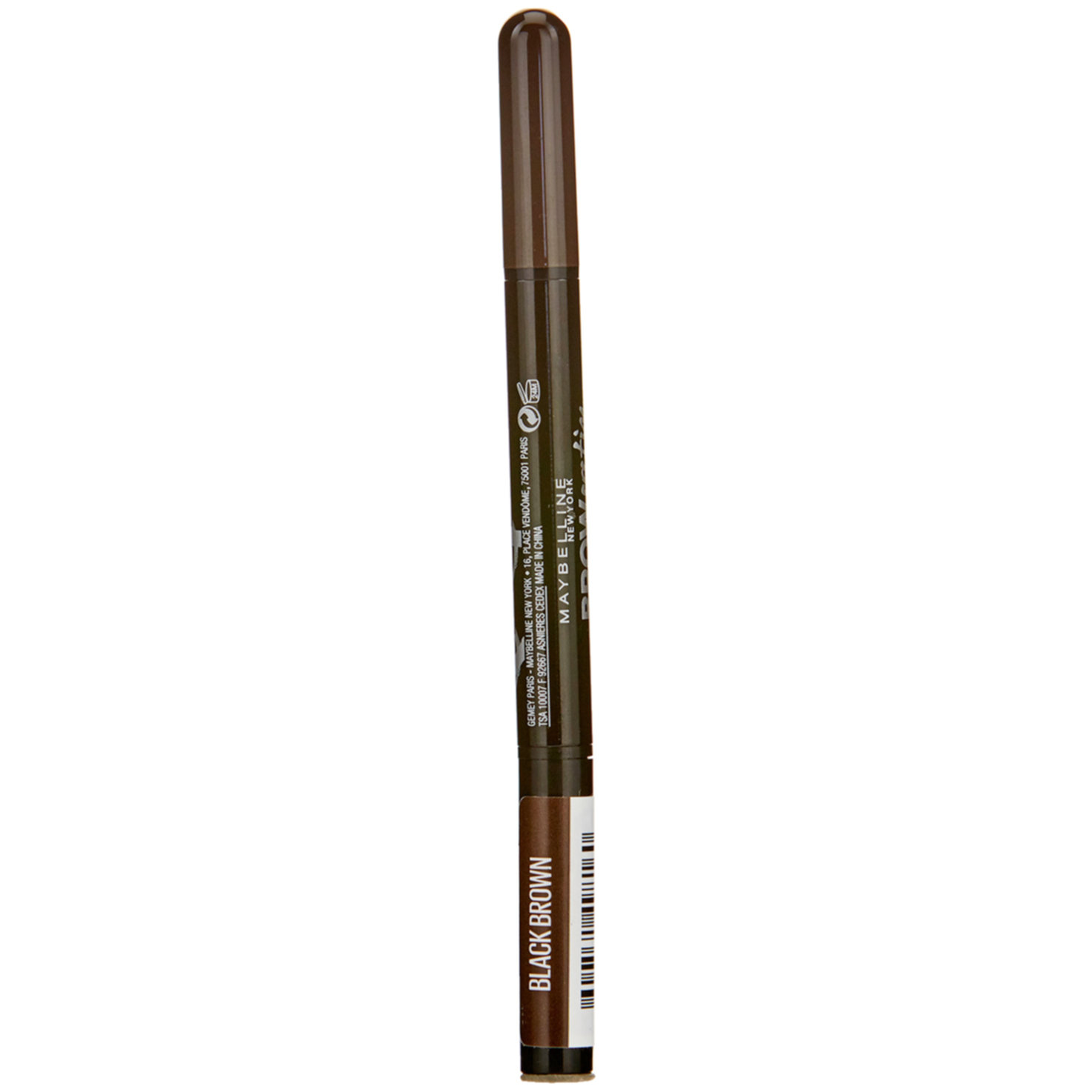 Maybelline NY Express Brow Satin Duo Augenbrauenstift und -puder Nr. 05 Black Brown