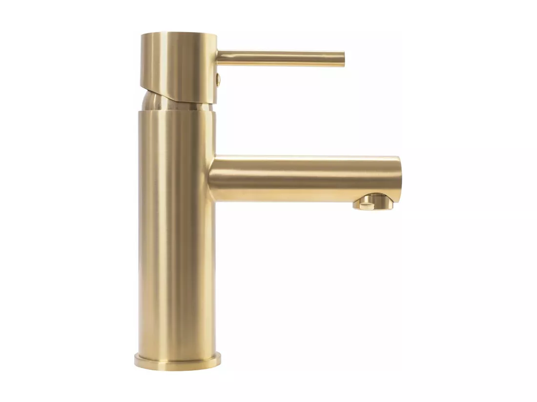 Robinet De Lavabo Rea Tess Low Brush Gold