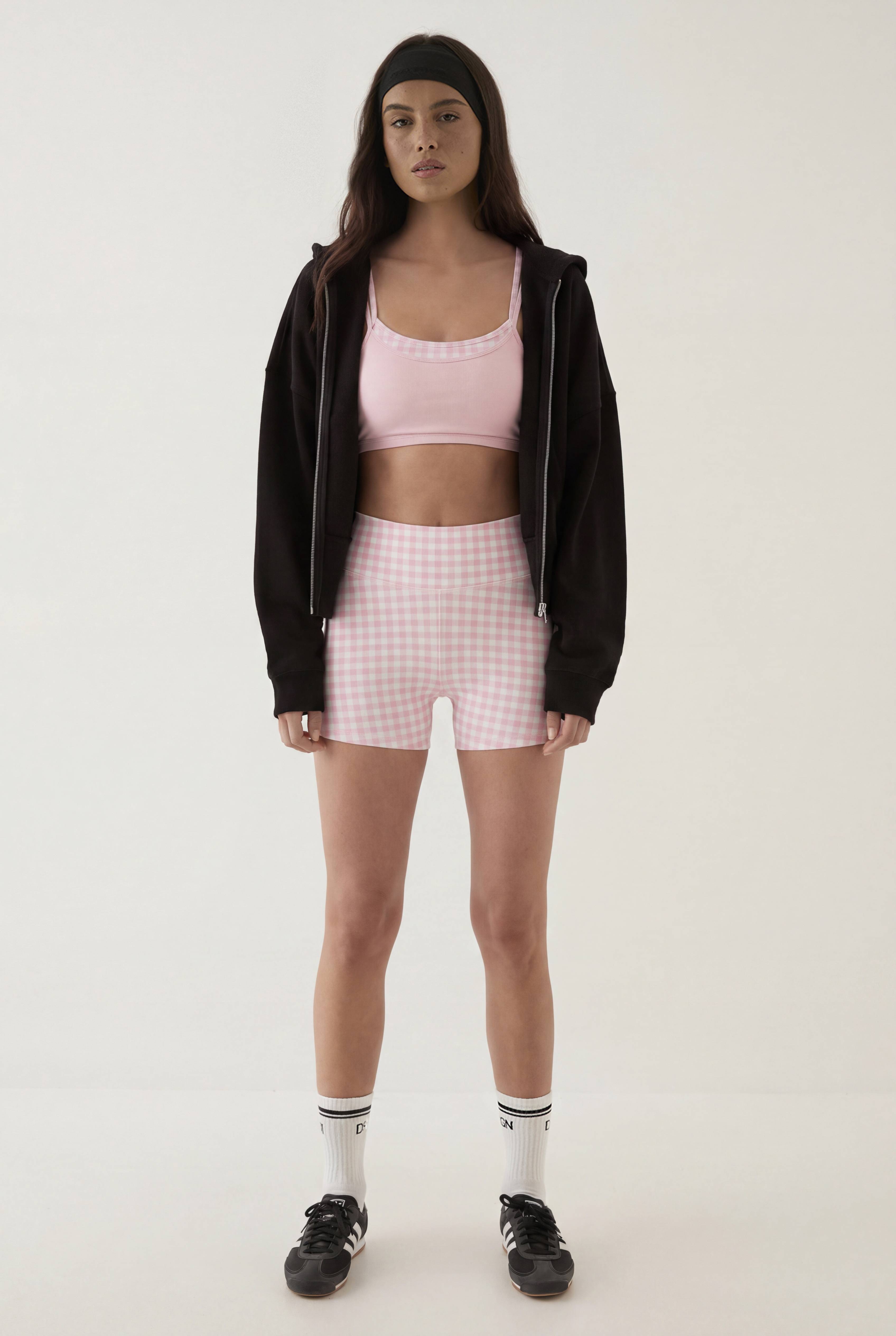 Short Mini Gingham Sculptant Dsgn Studio