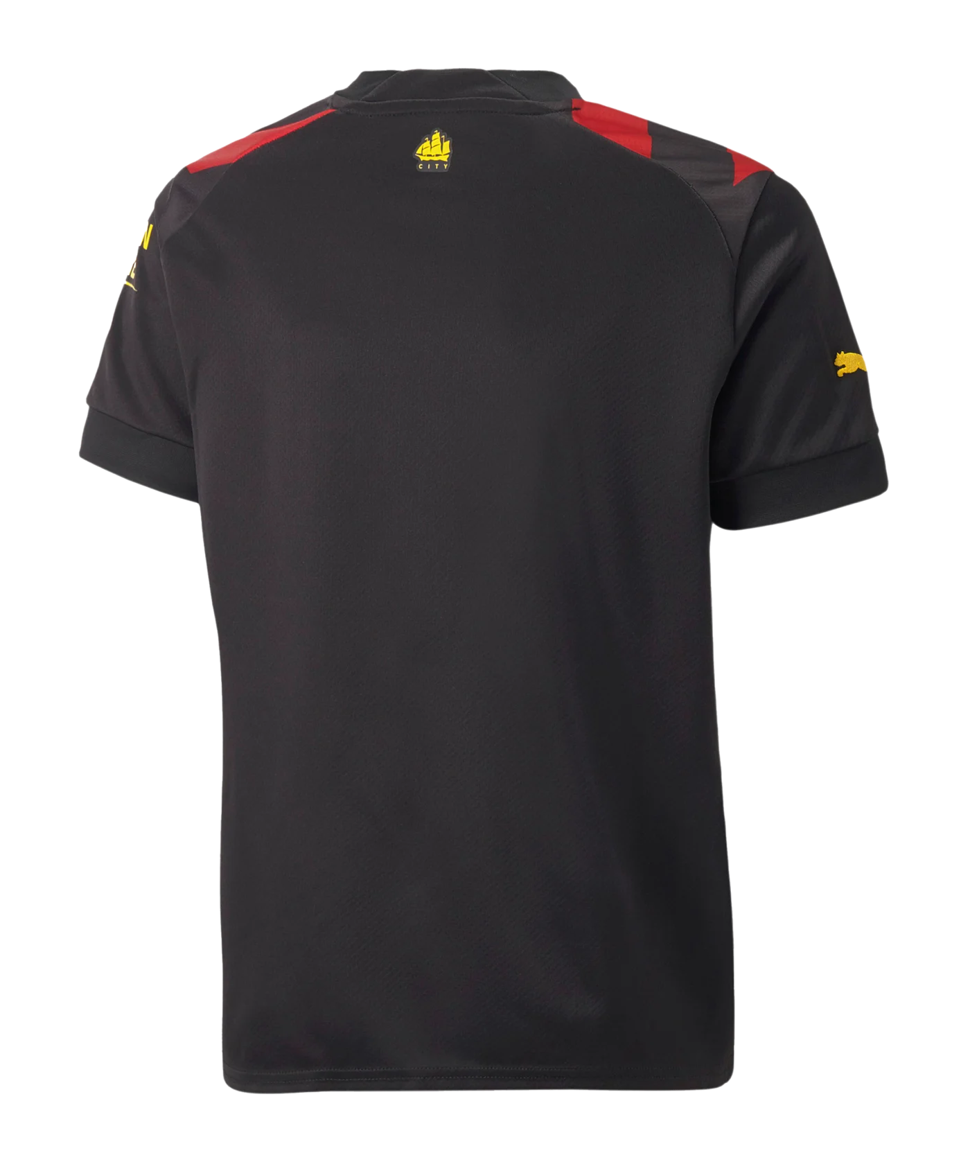 PUMA Manchester City Trikot Away 2022/2023 Kids Schwarz F02