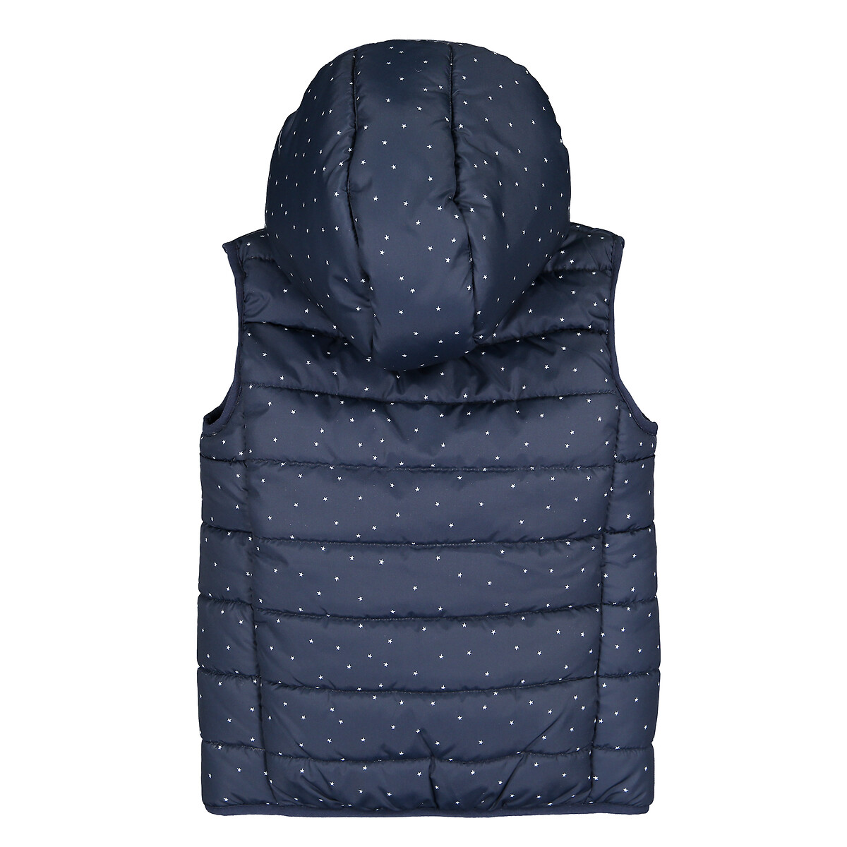 COLEÇÕES LA REDOUTE<br>Colete com capuz, estampa de estrelas