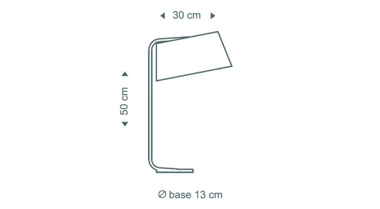 Secto Design Owalo 7020 tafellamp LED walnoot