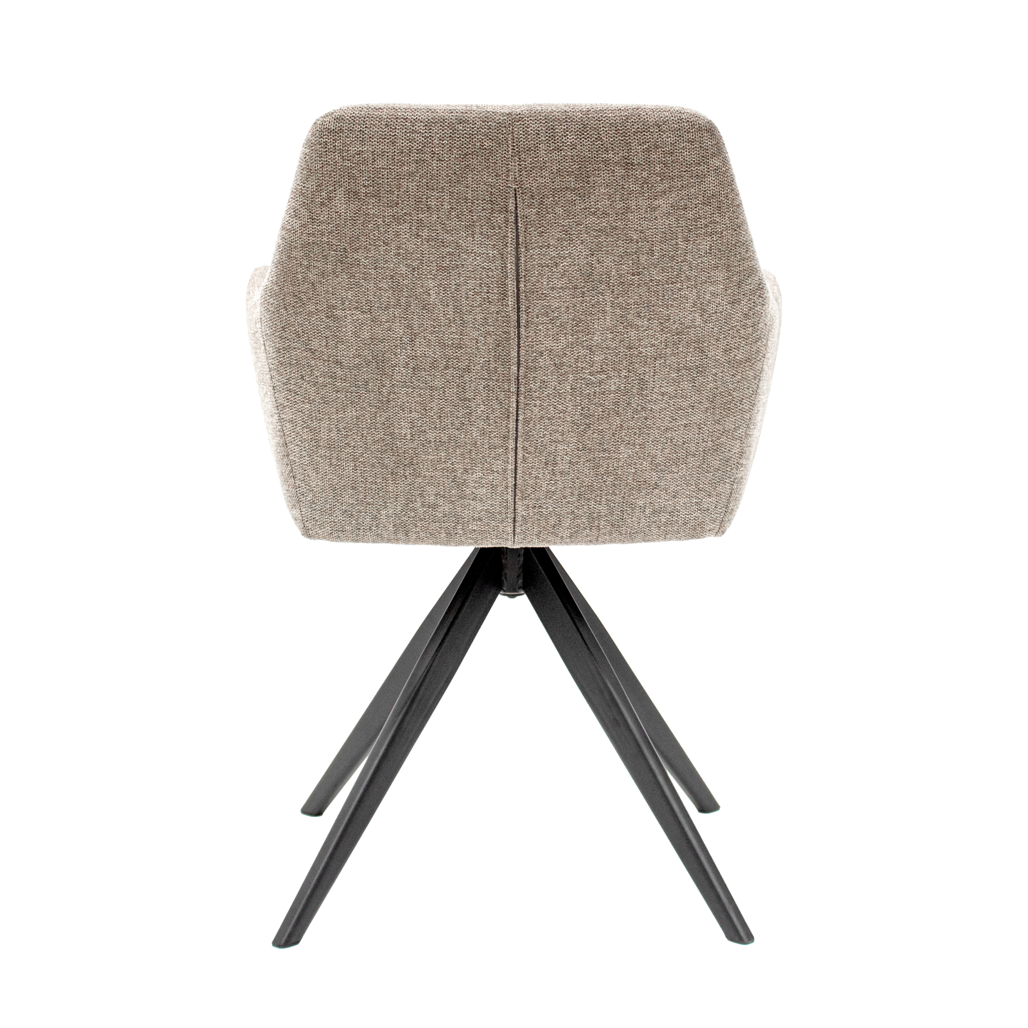 Kick eetkamerstoel Tom Texture - taupe