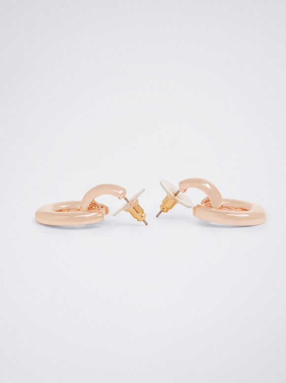 Brincos em Ouro Rosa - Ouro Rosa