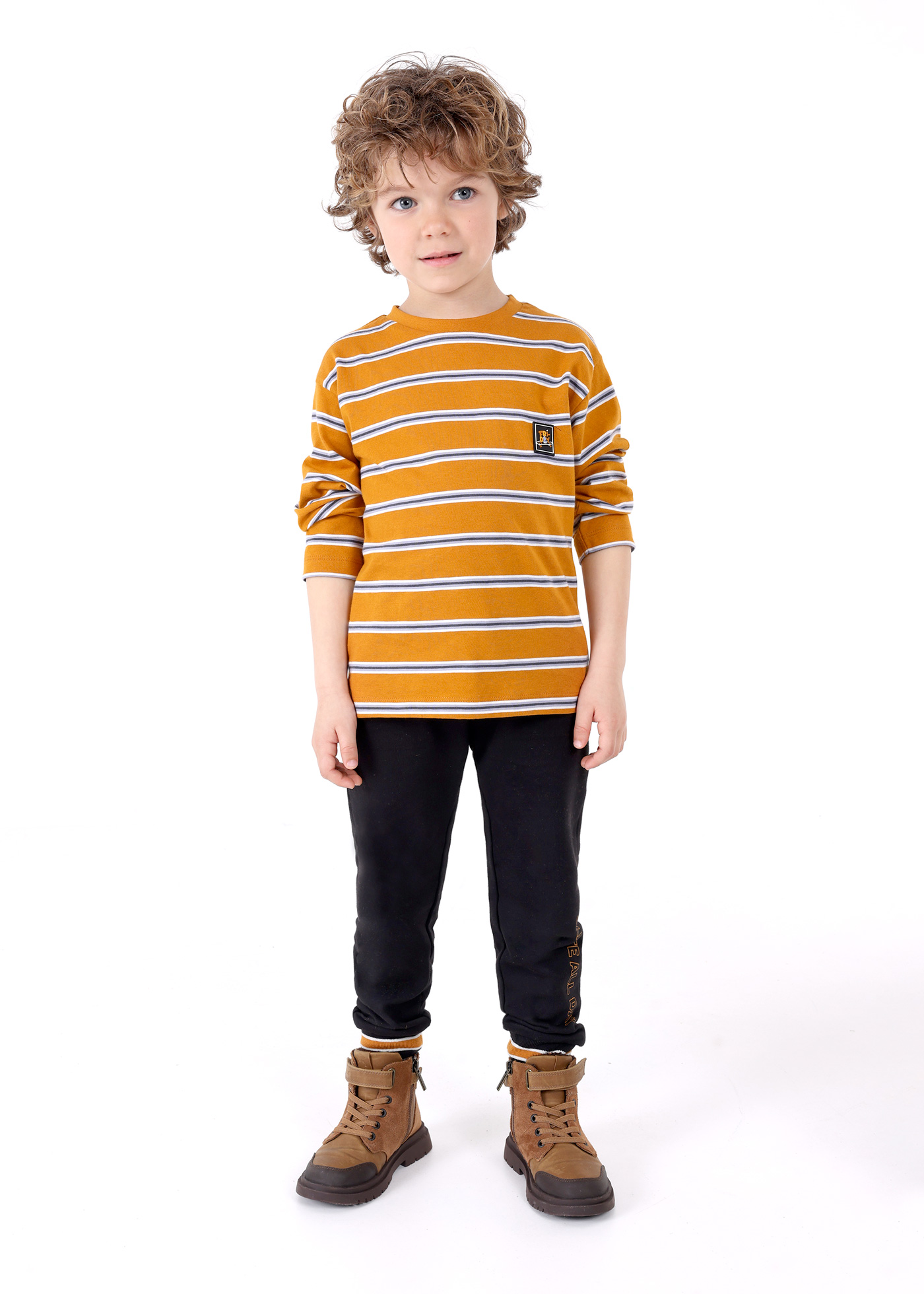 Camiseta listrada Better Cotton para meninos
