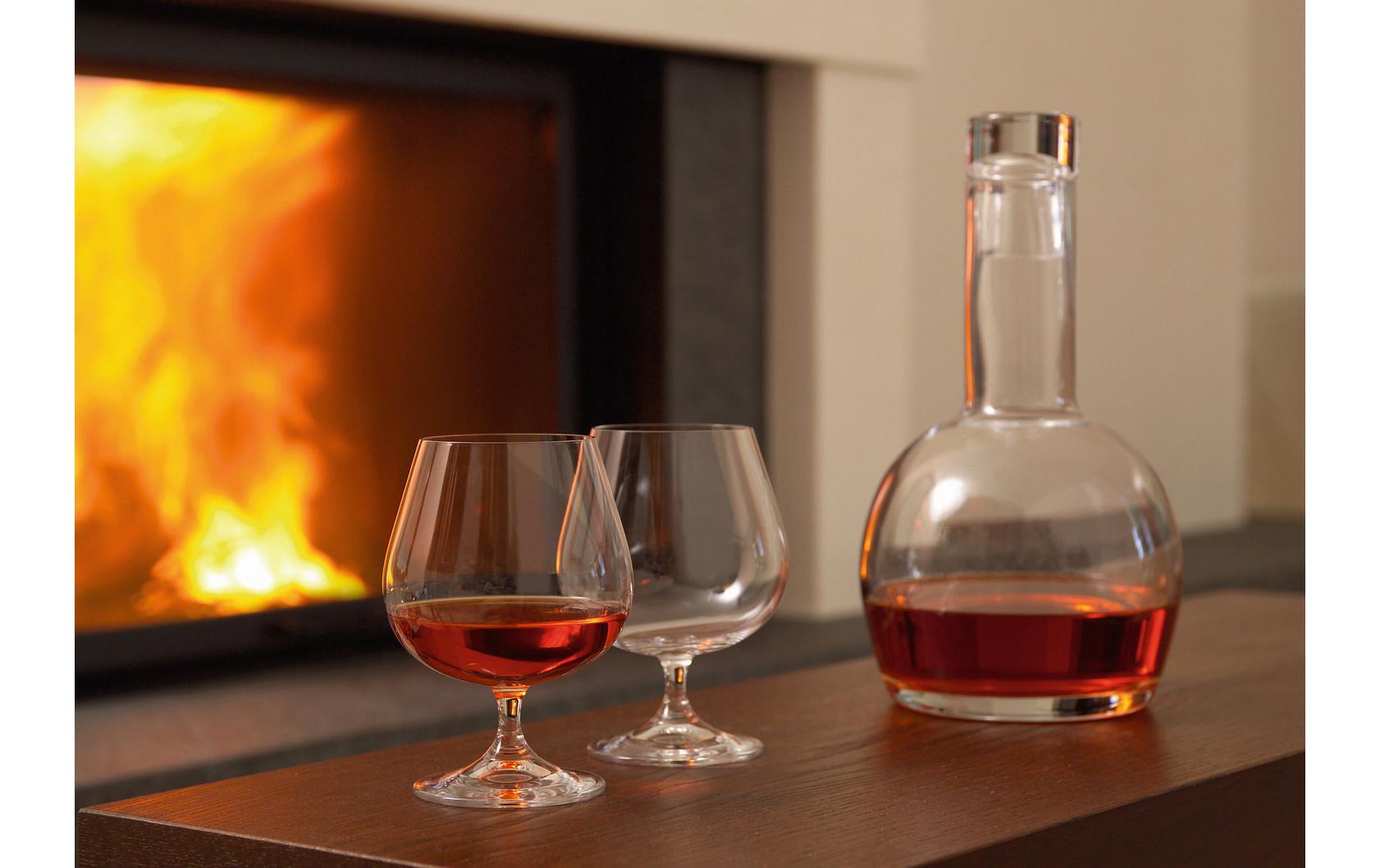 Brandyglas Pure 520 ml, 6 Stück, TransparentGläserset in Tulpenform für Cognac und Brandy geeignet
