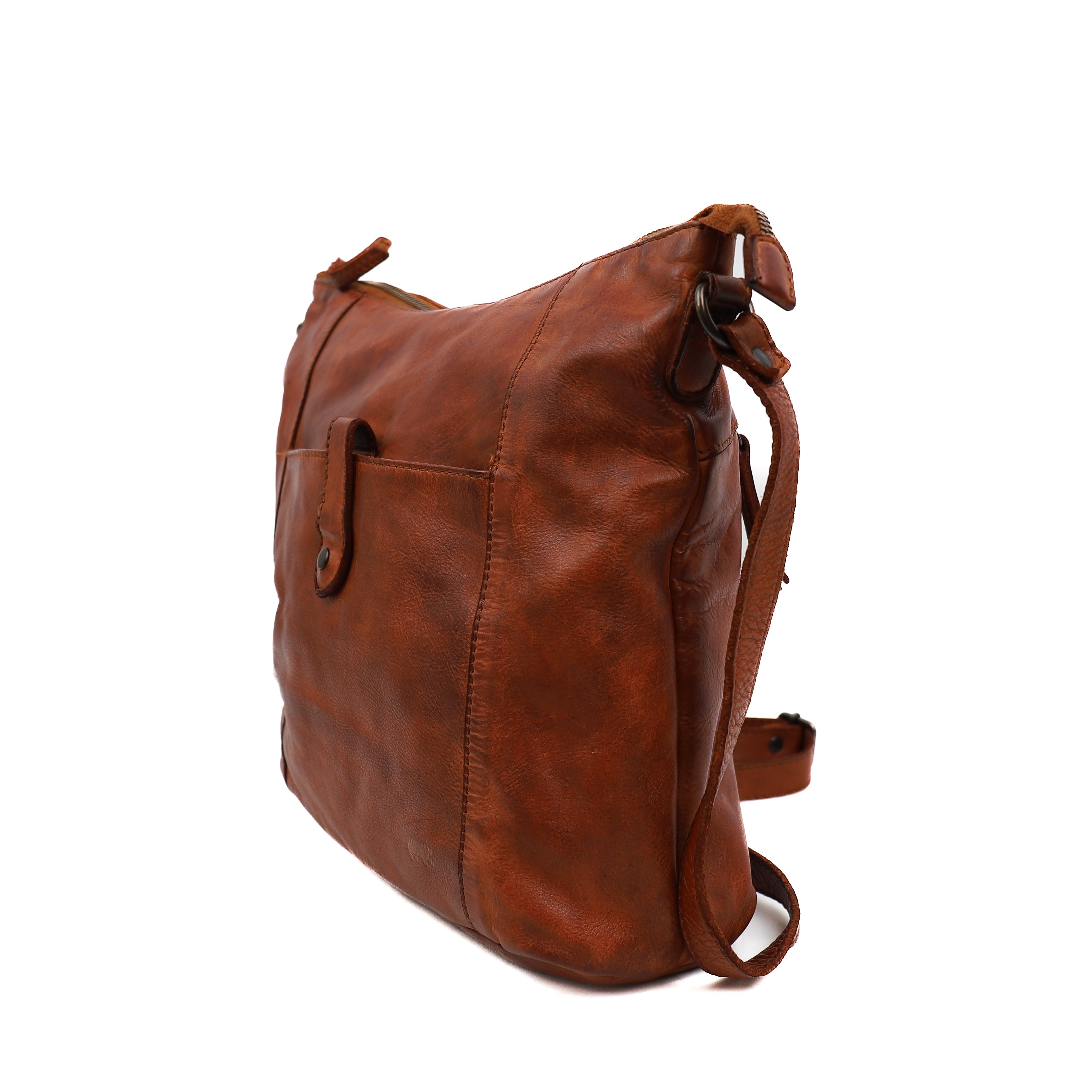 Schoudertas 'Sophia' cognac Cognac