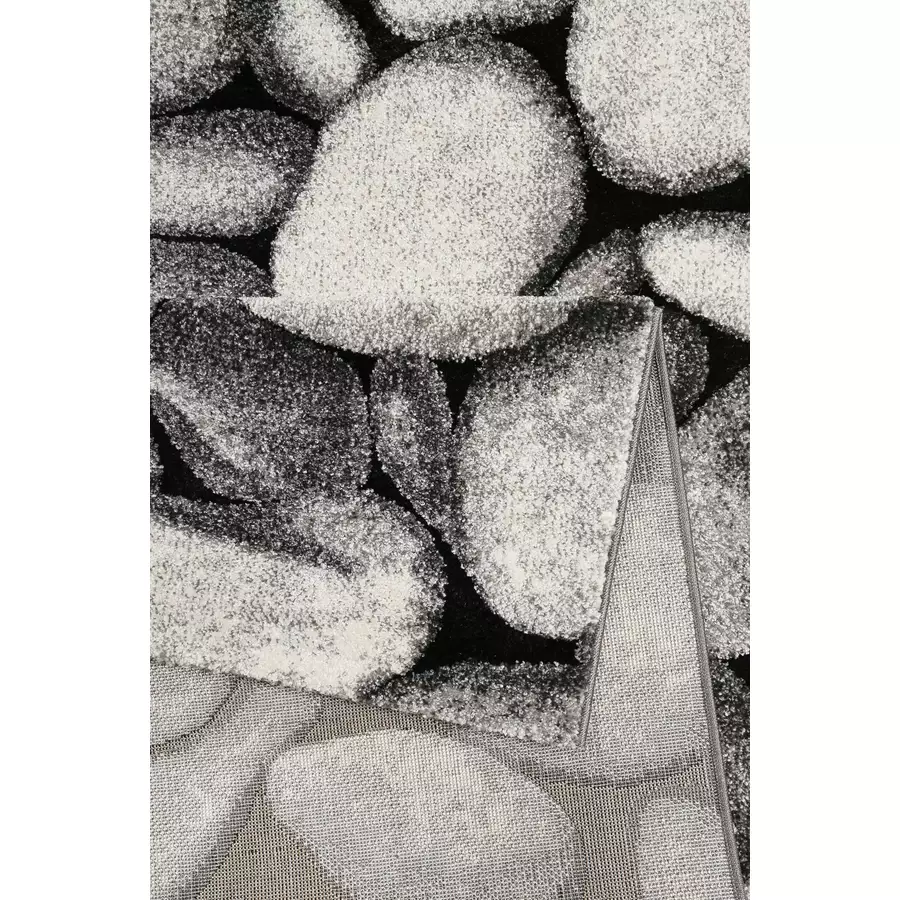 Wecon home Kurzflorteppich Stony Island grau
