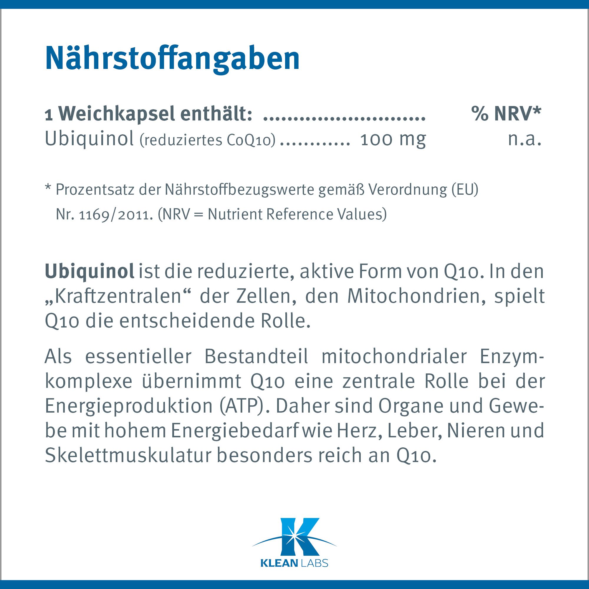 Ubiquinol 100 mg