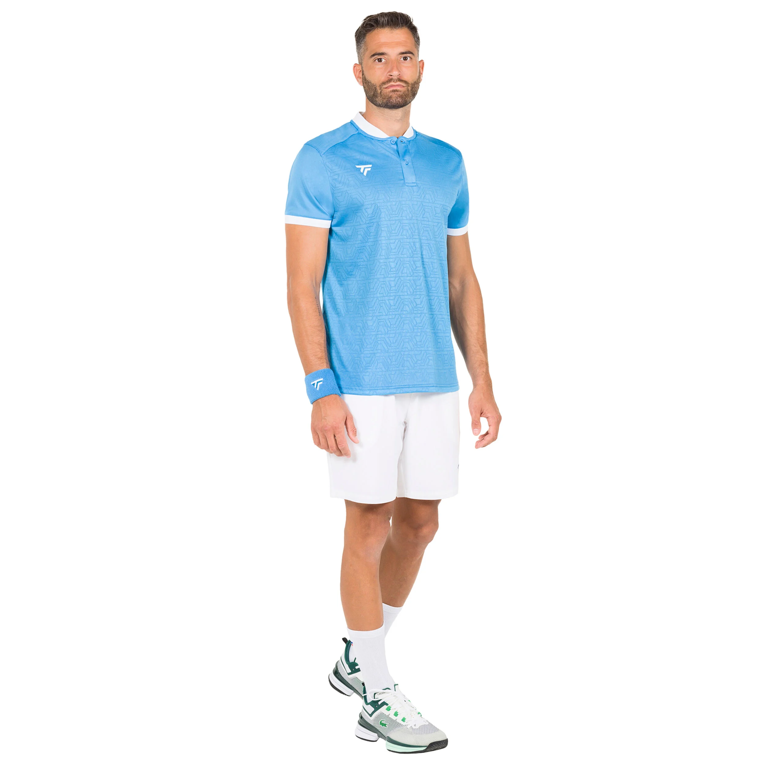 Tecnifibre Team Mesh Polo Hommes - Bleu Clair