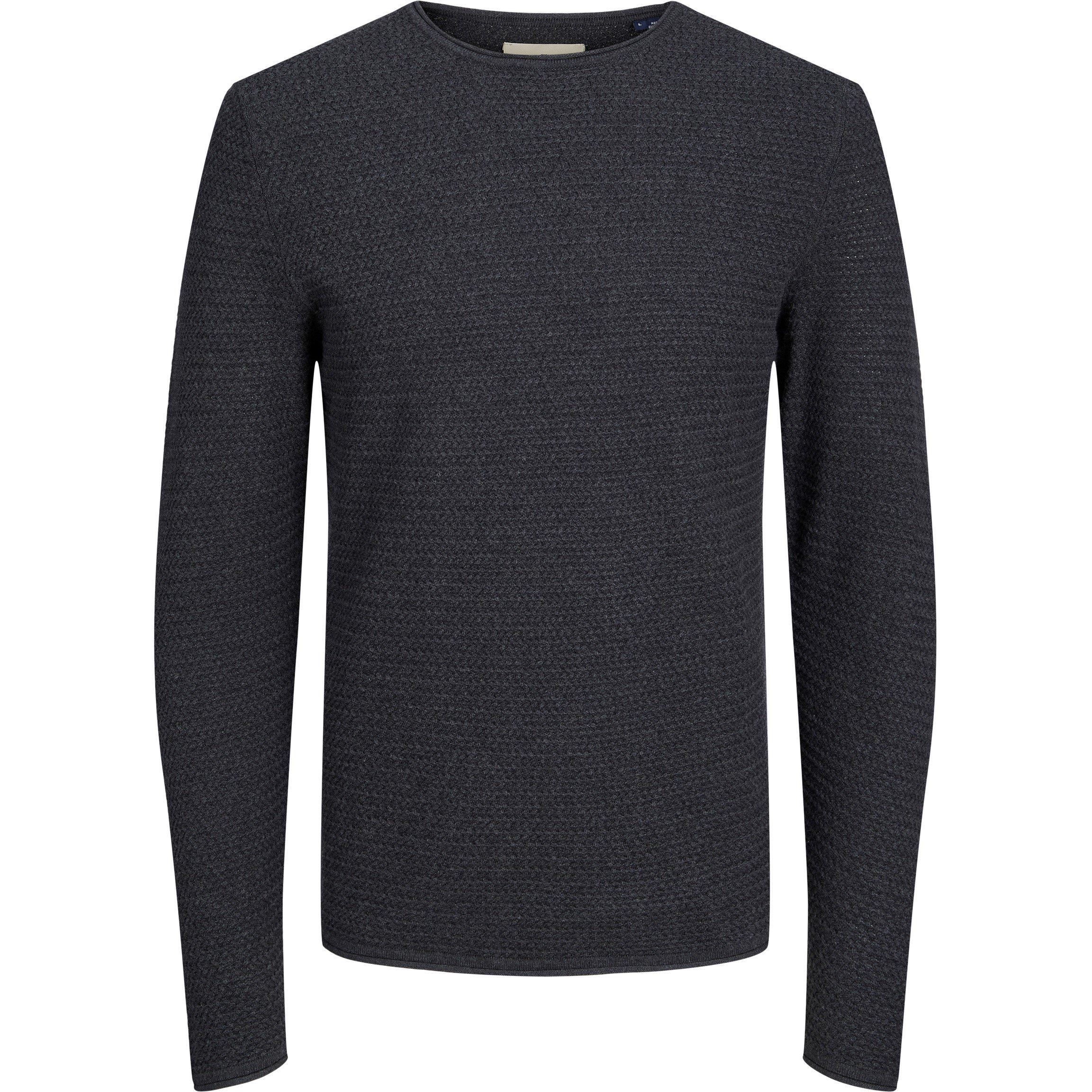 Jack and Jones Textured Crew Jumper Mens