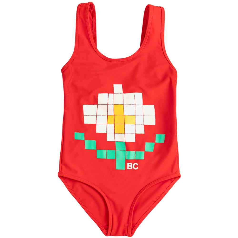 Køb Bobo Choses Red Pixel Daisy Badedragt