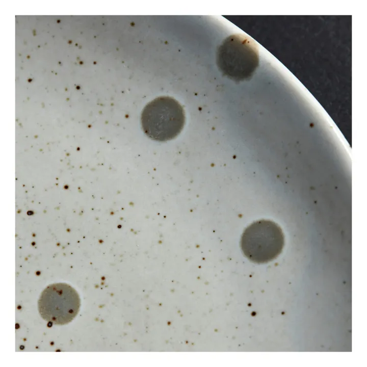 House Doctor Assiette dots en grès | Beige