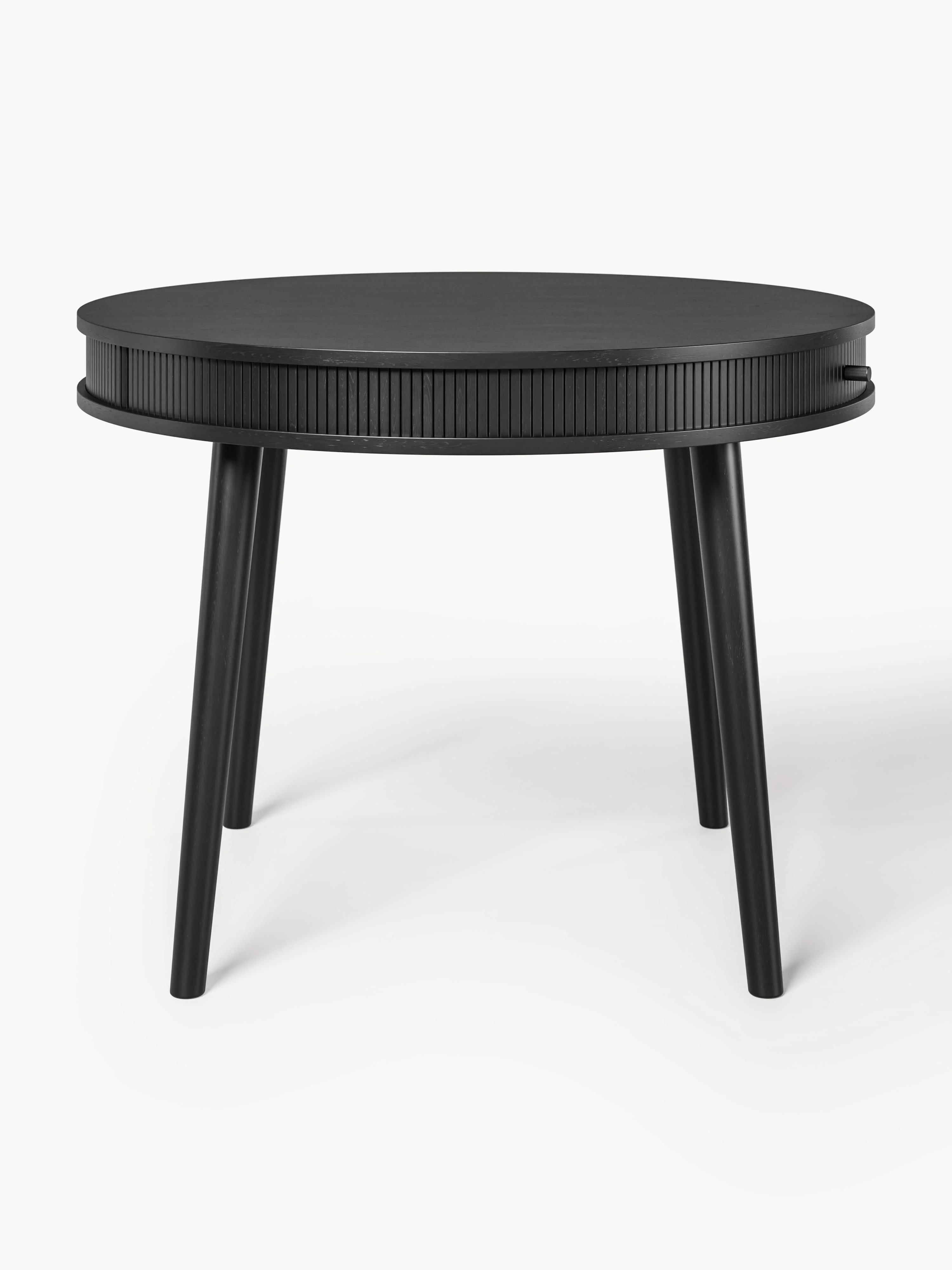 Ronde eettafel Calary met opbergruimte, in verschillende formaten