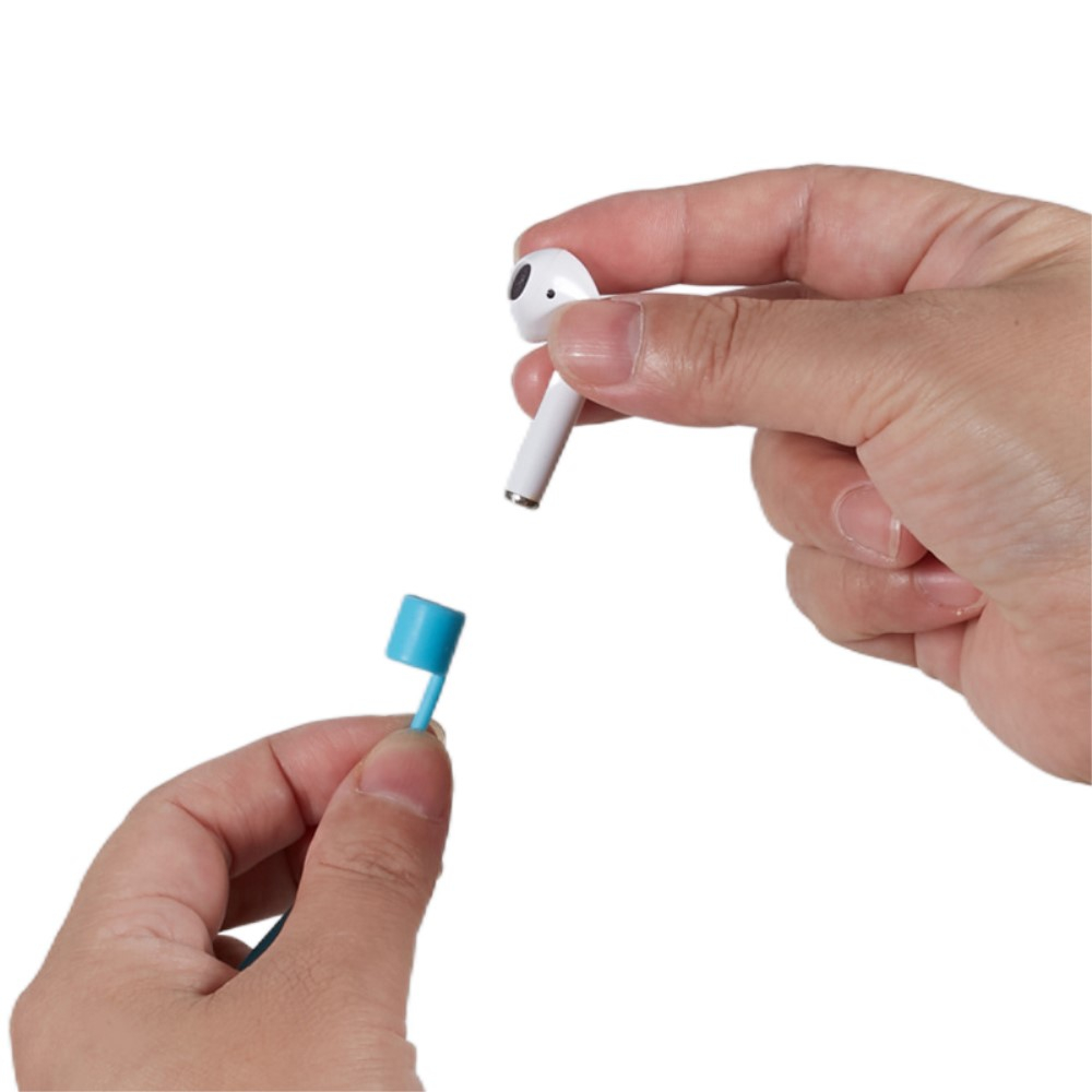 AirPods (1./2./.3. Gen.) Anti-Lost Halteband Silikon Strap - Hellblau