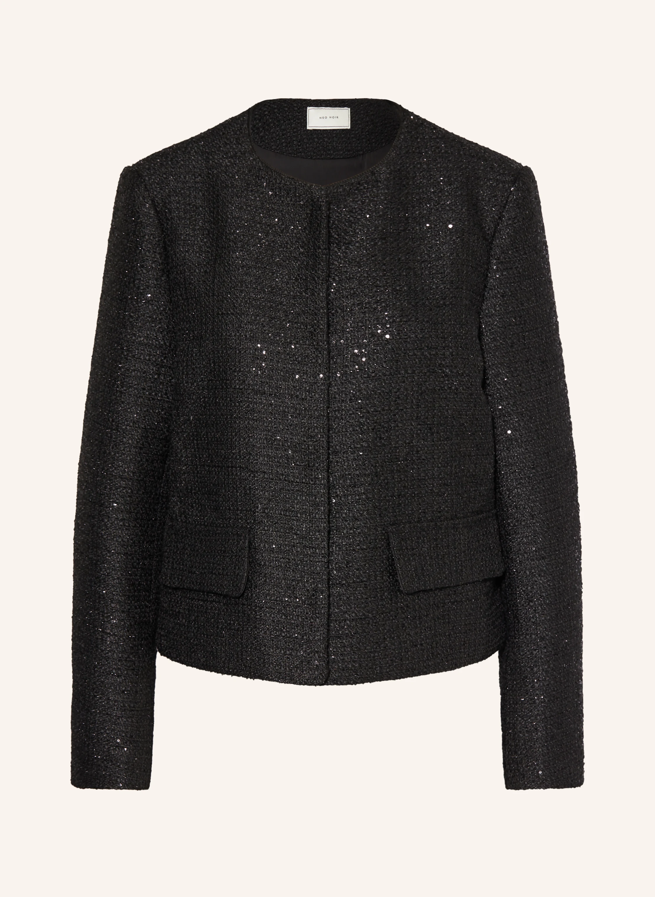 NEO NOIR Kastenjacke HELINA mit Pailletten