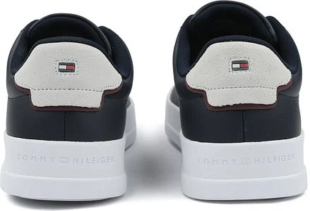Tommy Hilfiger Sneaker Leather Court Navy FM0FM05367-DW5 kopen