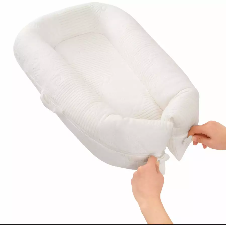 hibboux® Matratze Coccoon Baby Bed Weiß