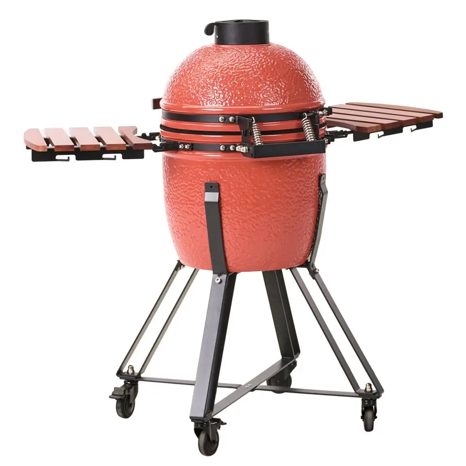 KAMADO - Houtskoolgrill - Rood - Keramiek