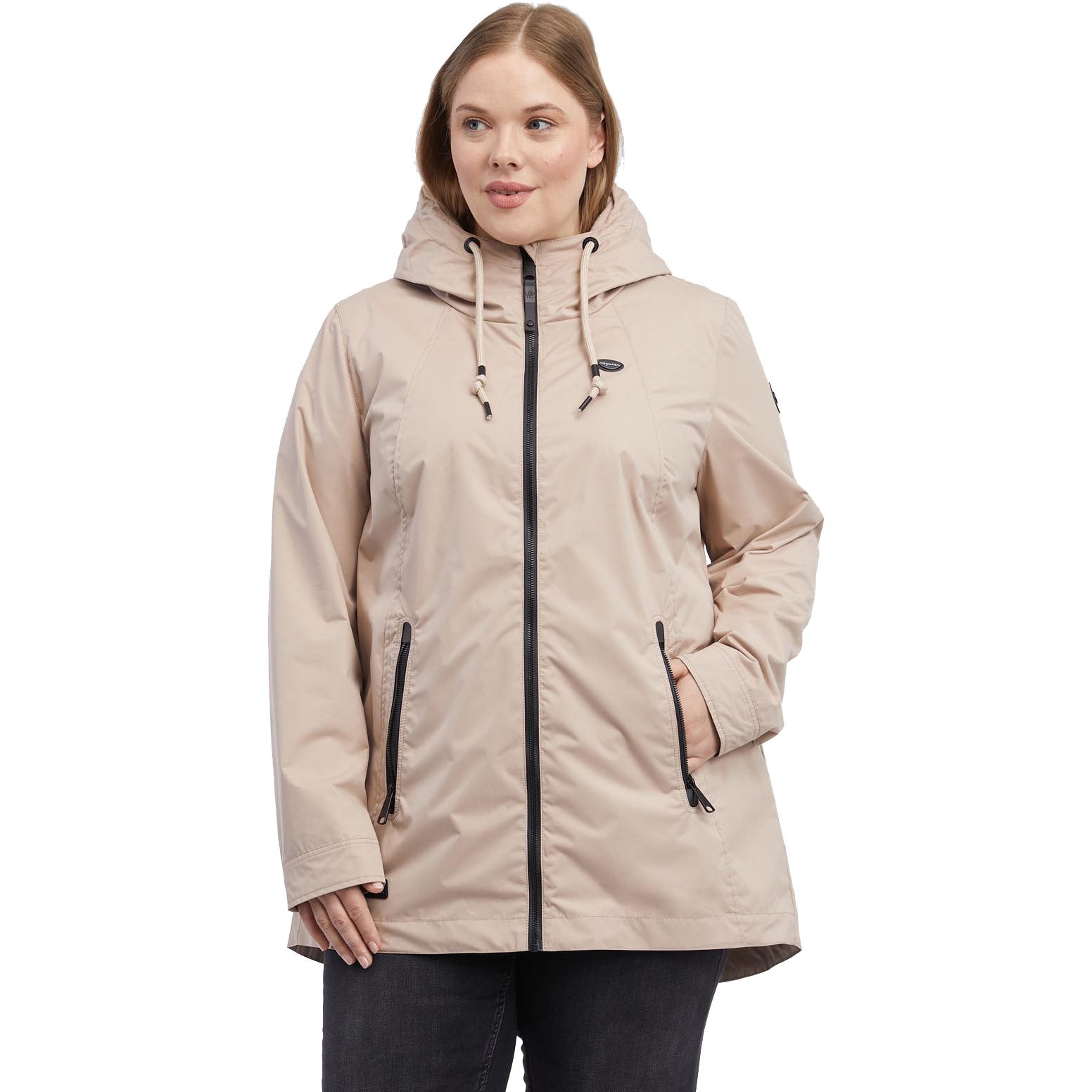 ragwear Zuzka Plus Übergangsjacke Damen latte