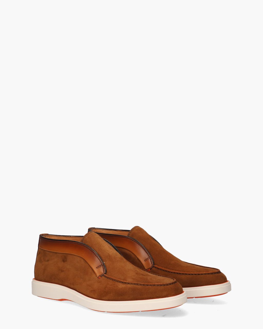 Santoni 17823 Cognac Herenloafers