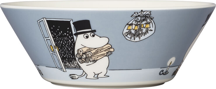 Moomin Arabia Mumi 15 cm skål Mumifar grå Grå