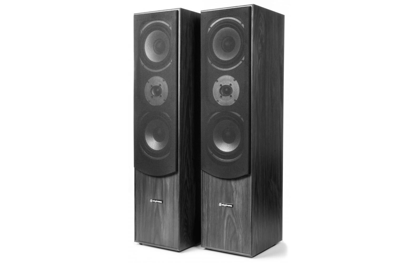 Standlautsprecher HF5B Schwarz<br>3-Wege-Frontlautsprecher bieten ein grossartiges Heimkinoerlebnis