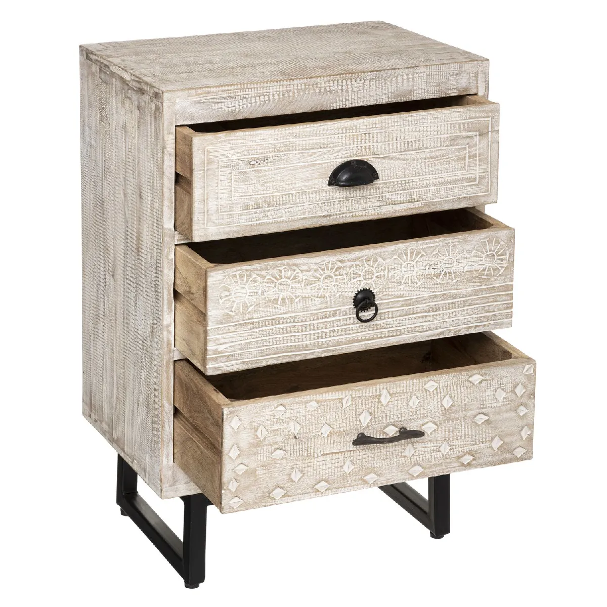 Atmosphera, Createur D'Interieur Atmosphera Ajay - Beige et noir