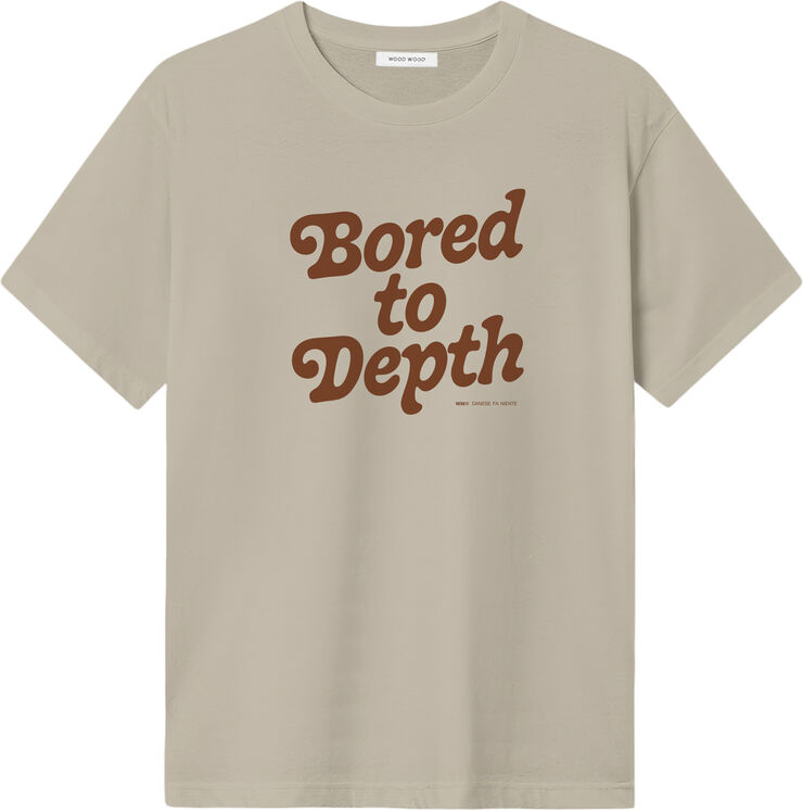 Wood Wood WWBobby Depth T-shirt Sand grey