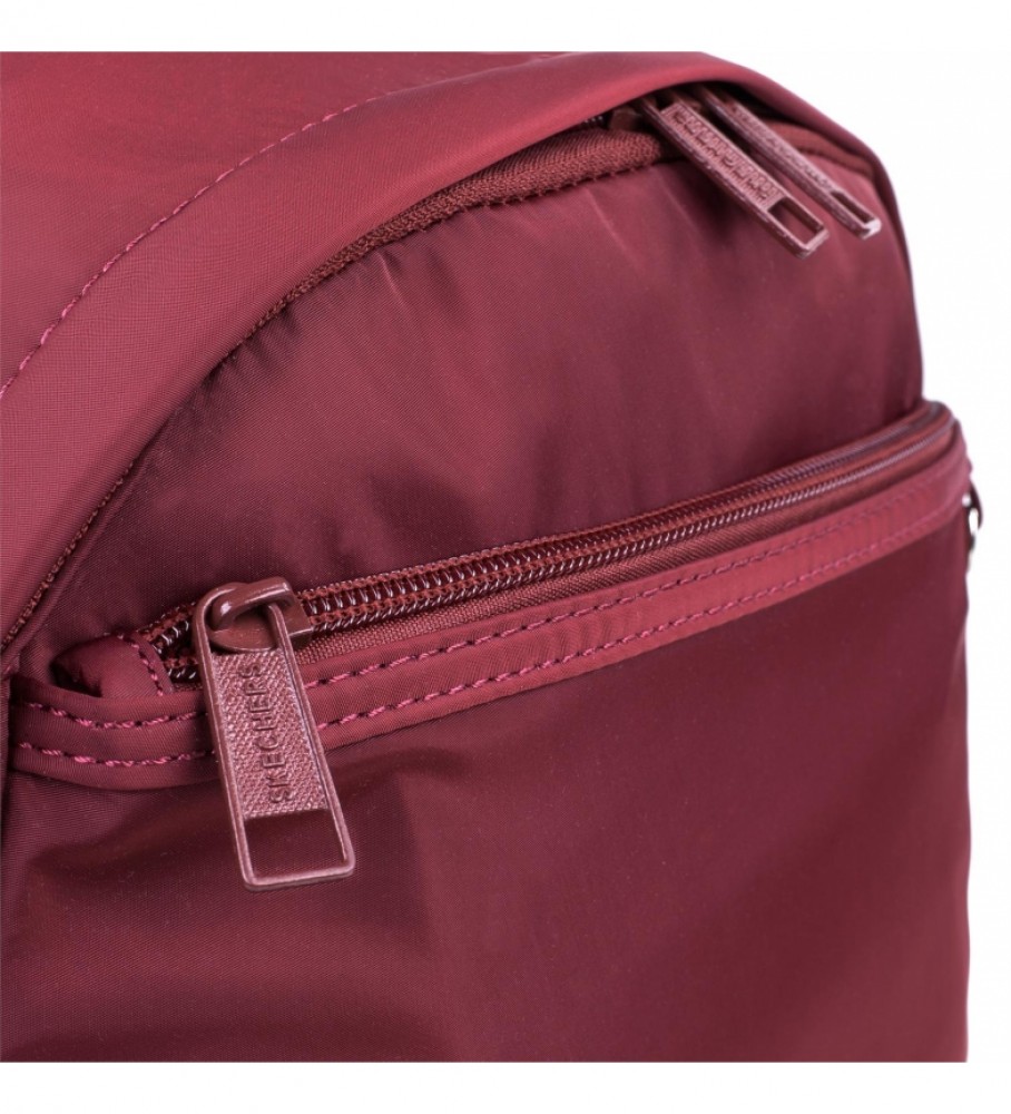 Mochila Skechers Unissex Adulto com Bolso Interno para iPad/Tablet S951 Bordô - 40x28x14cm -