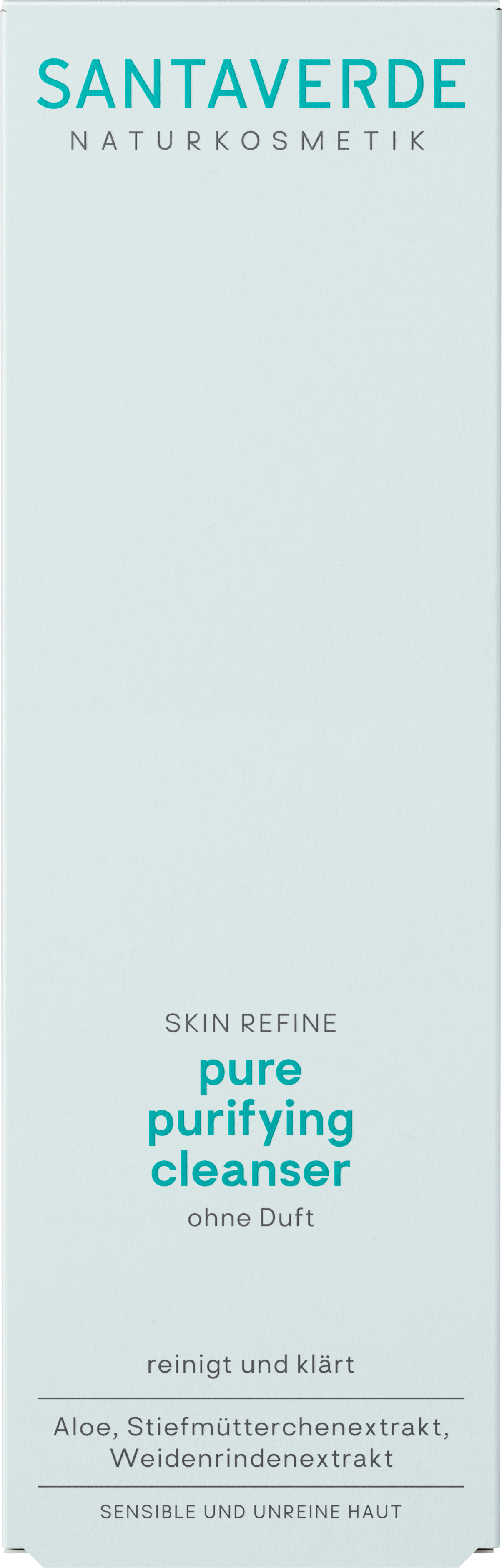 SANTAVERDE  SKIN REFINE Pure Purifying Cleanser Ohne Duft, 100 ml