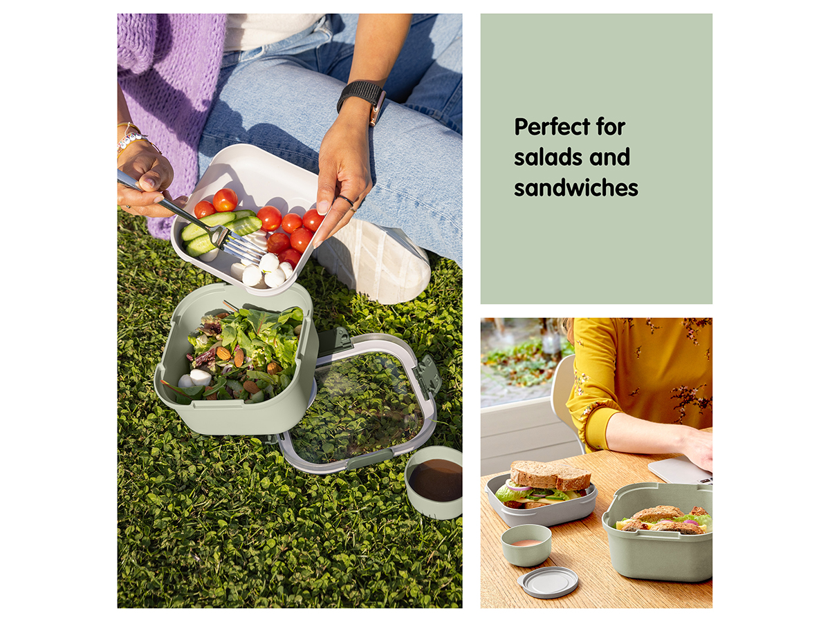 Sunware sigma home food set van 2 lunchbox - groen