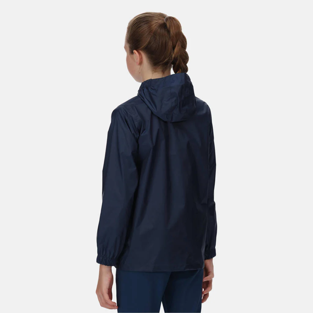 Regatta kids regenjas Pack It donkerblauw