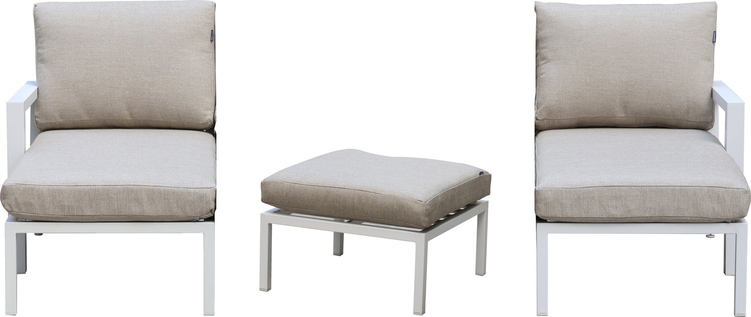 Intratuin 2-zits loungeset Milo wit